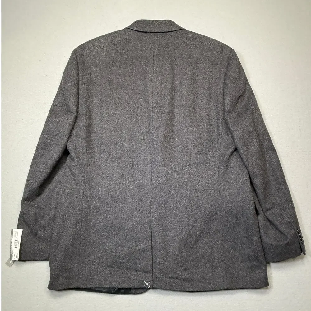 Michael Kors Men's Wool Cashmere Luxury Classic Fit Sport Coat Charcoal 46L $450